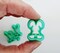 Easter Bunny Clay Cutter Set, 4 pcs, 20mm Mini Cutters for Polymer Clay, Adorabilities